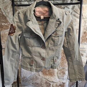 Y2k Forever 21 Olive Jacket